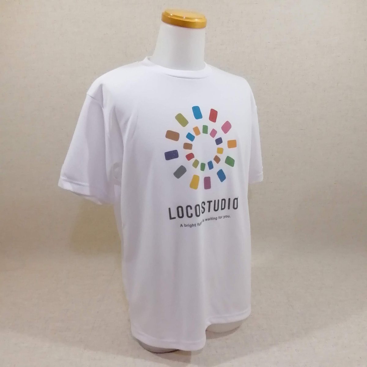 カラフルロゴTシャツ（染めるプリント）