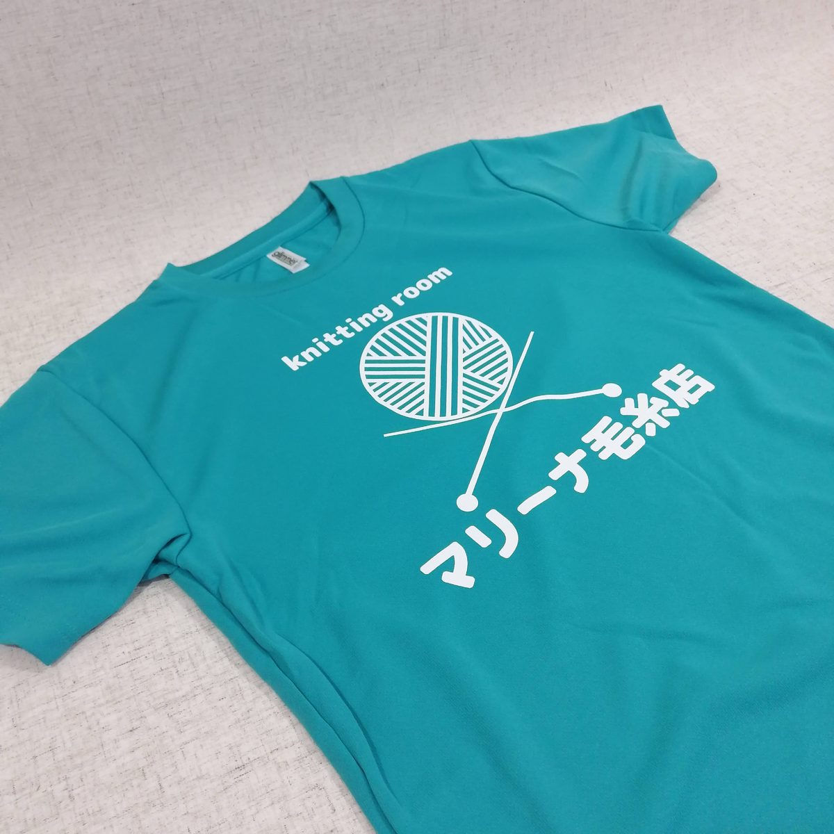 毛糸店ロゴTシャツ（シルクスクリーン）
